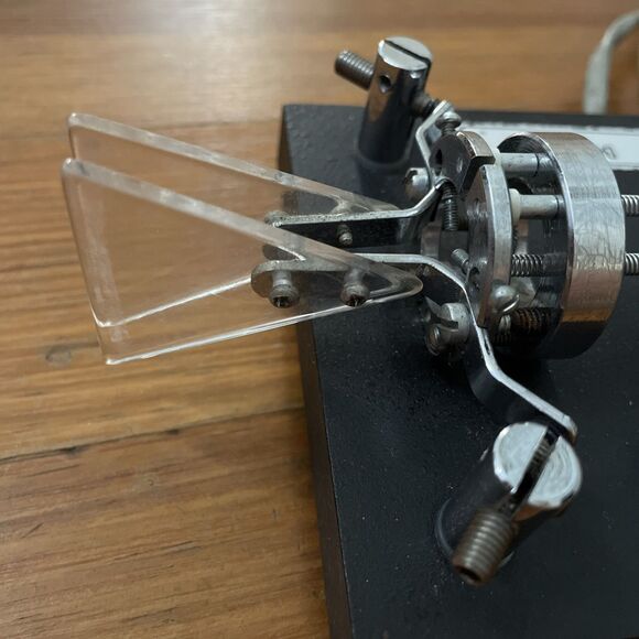 Bencher Ham Radio Morse Code CW Iambic Paddle Keyer Black Vintage TESTED - Picture 10 of 11